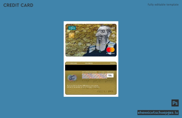 DNB Bank Mastercard Gold Gold – Beispielvorschau